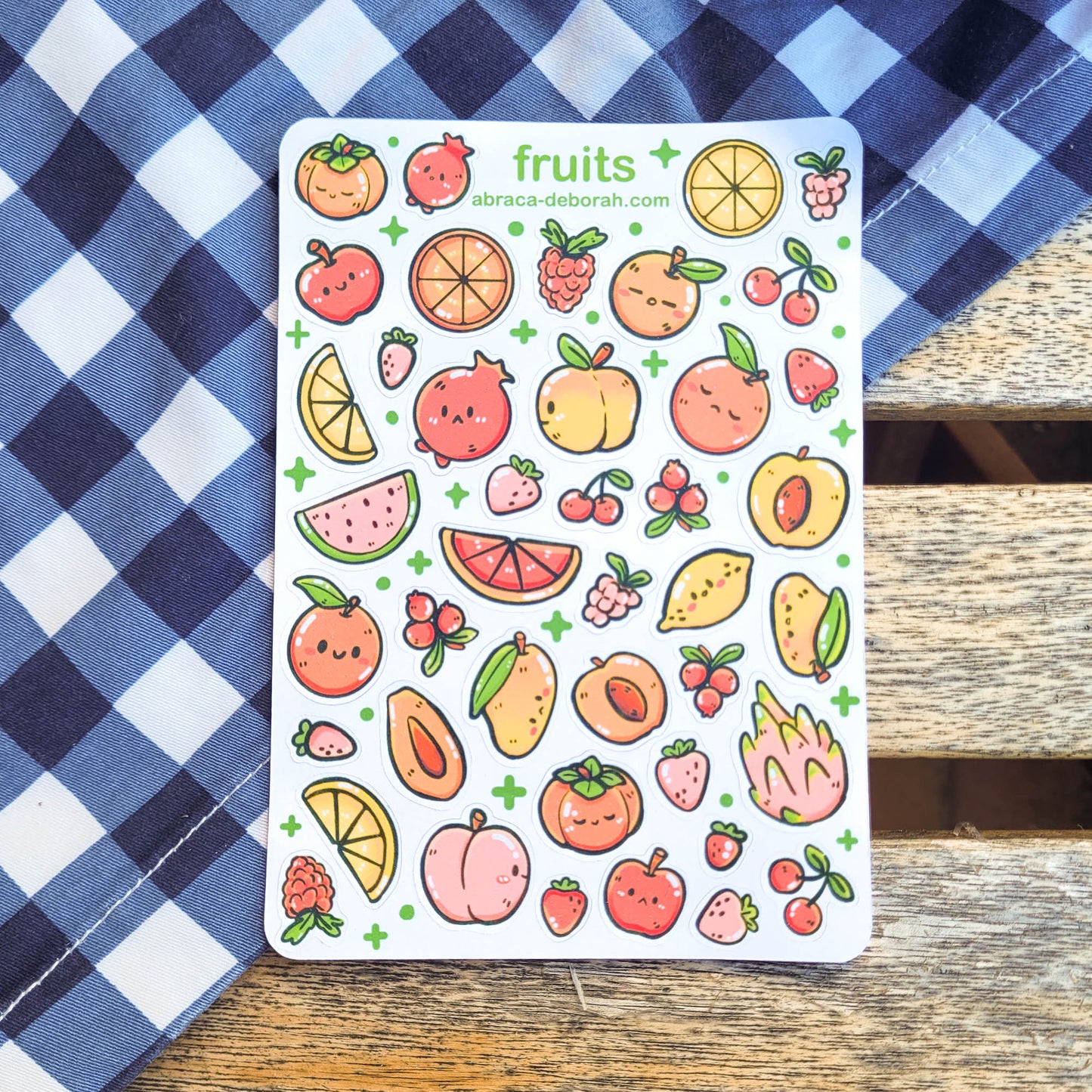 ποΈπ₯ fruits sticker sheet