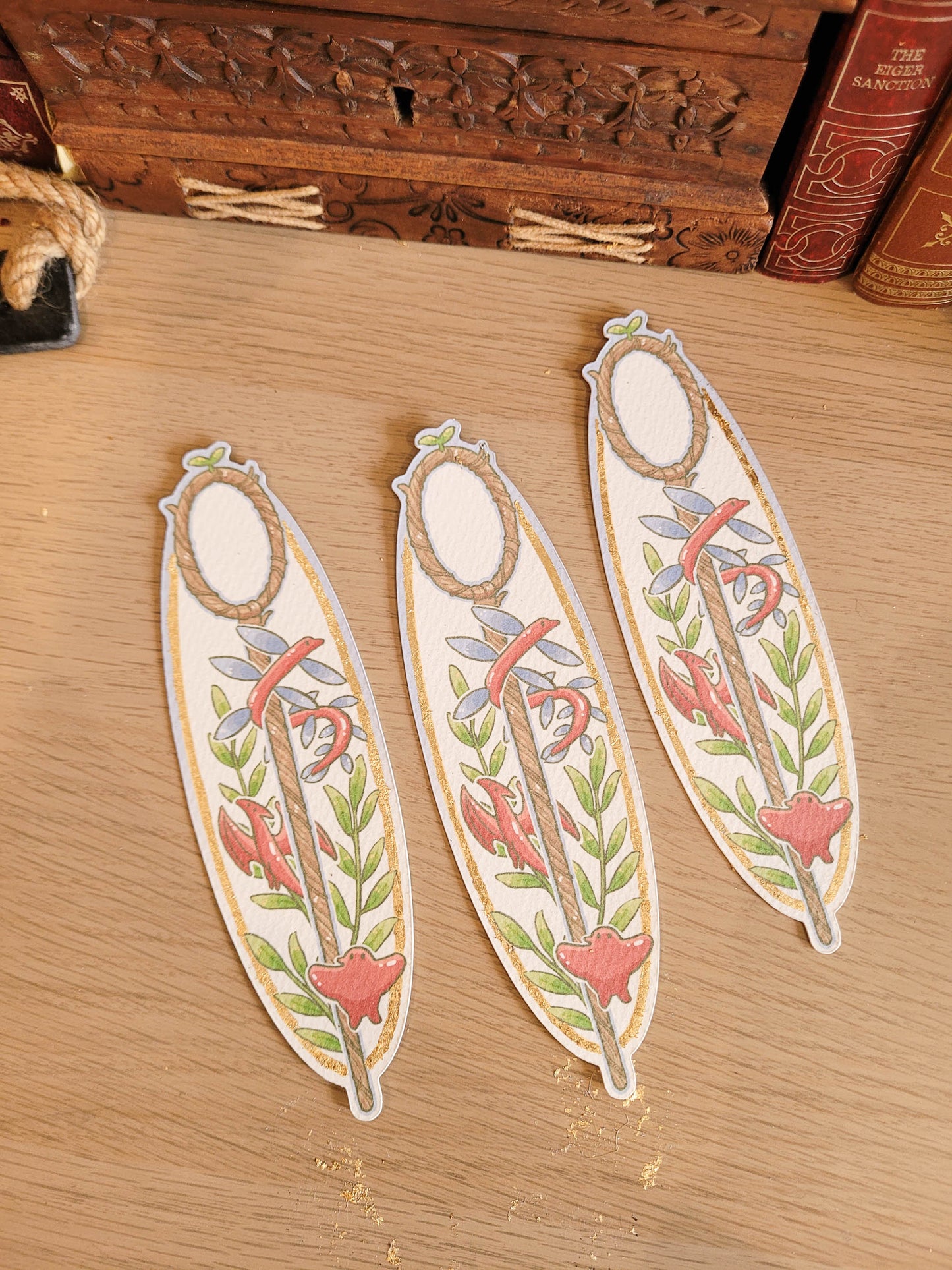 🍽️ meat familiars foil bookmark