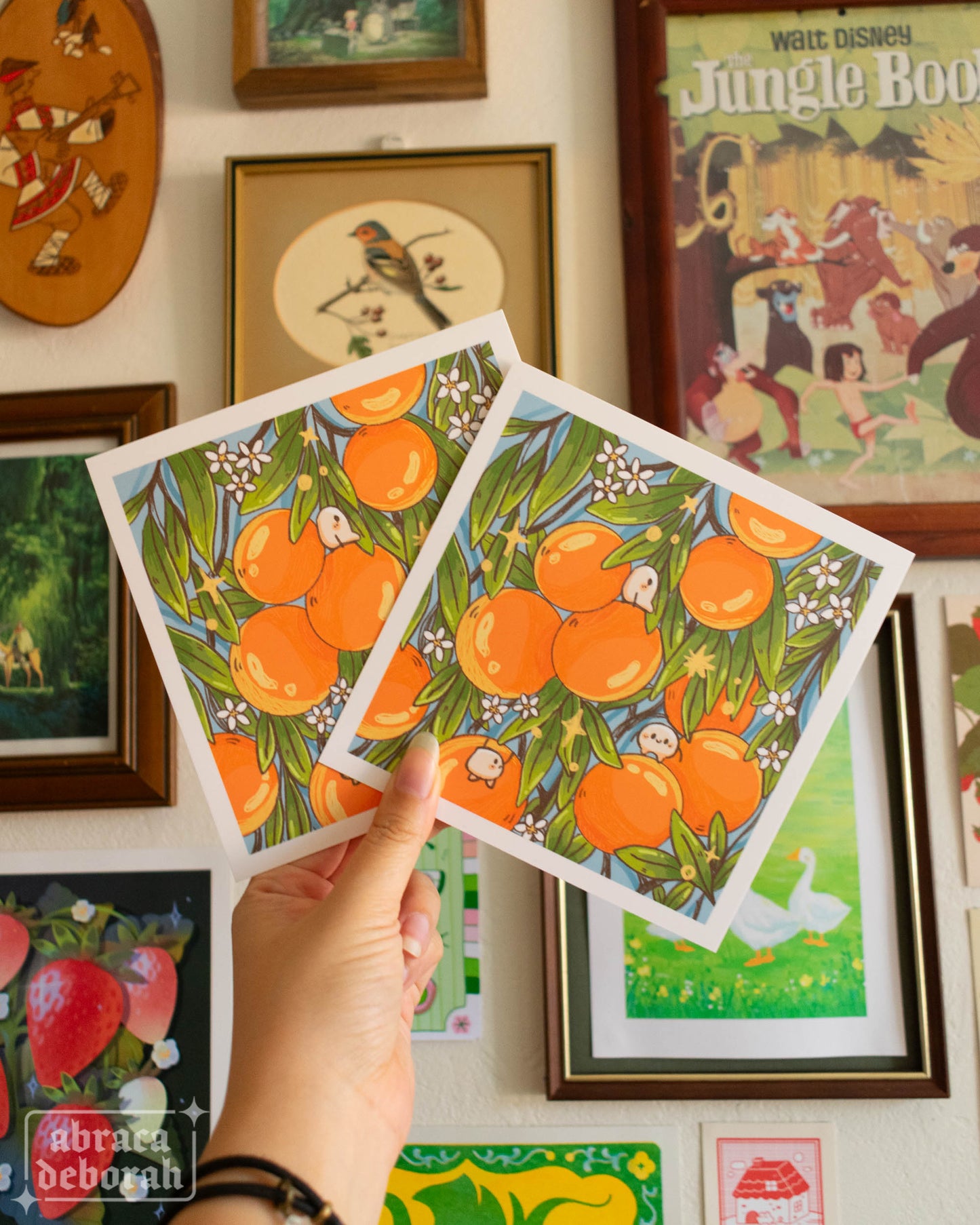 🍊 smell of citrus square print