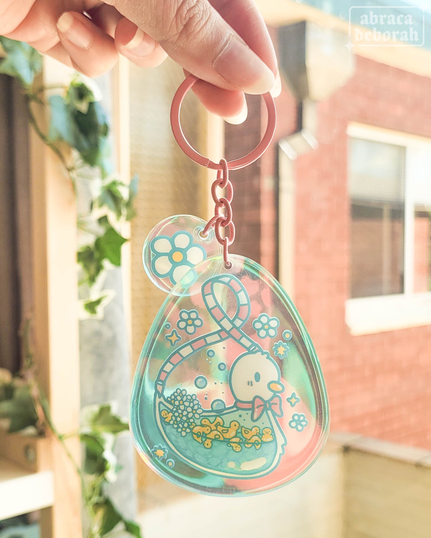 ✨ ducky bath bag keychain