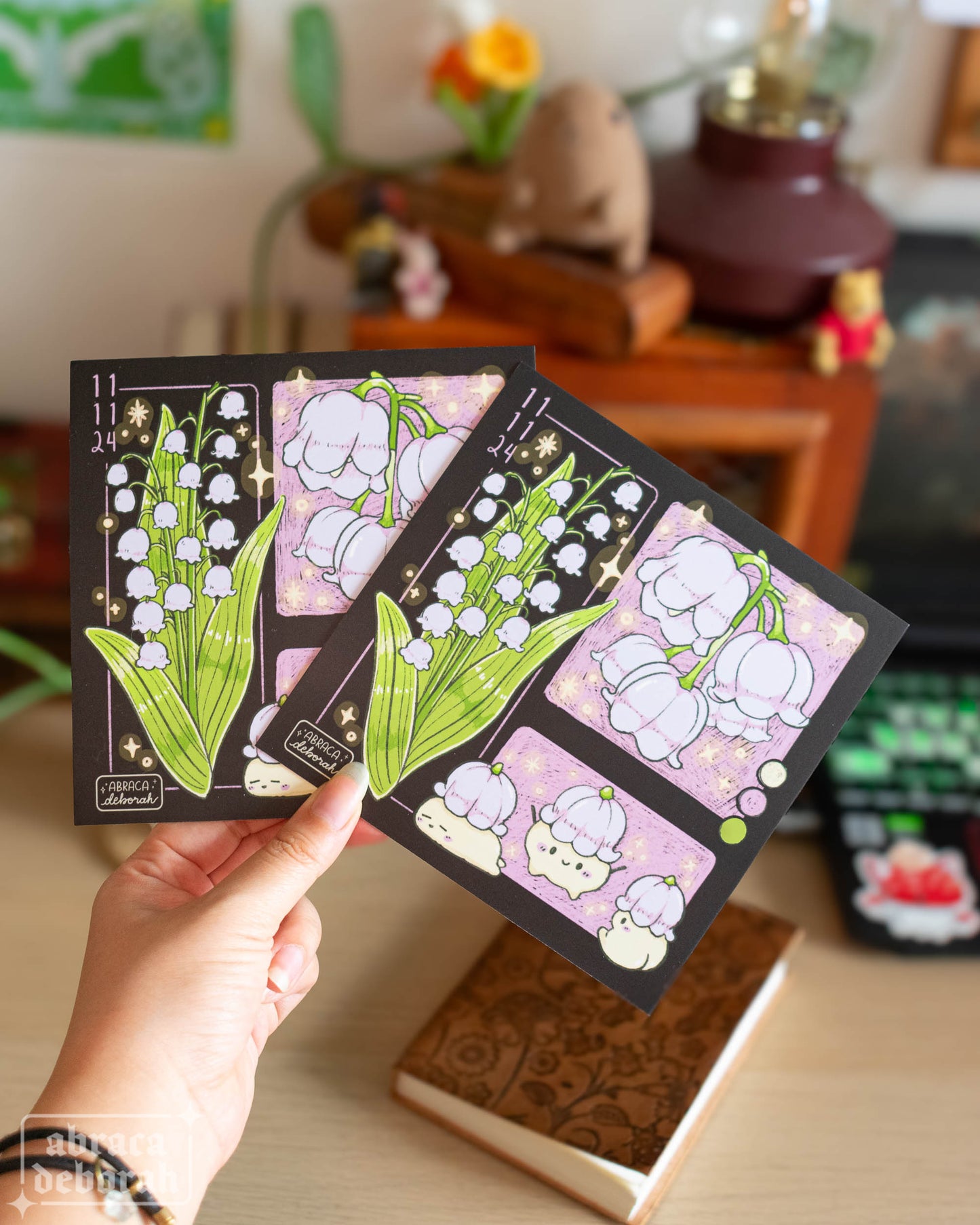🪻 lily of the valley square print
