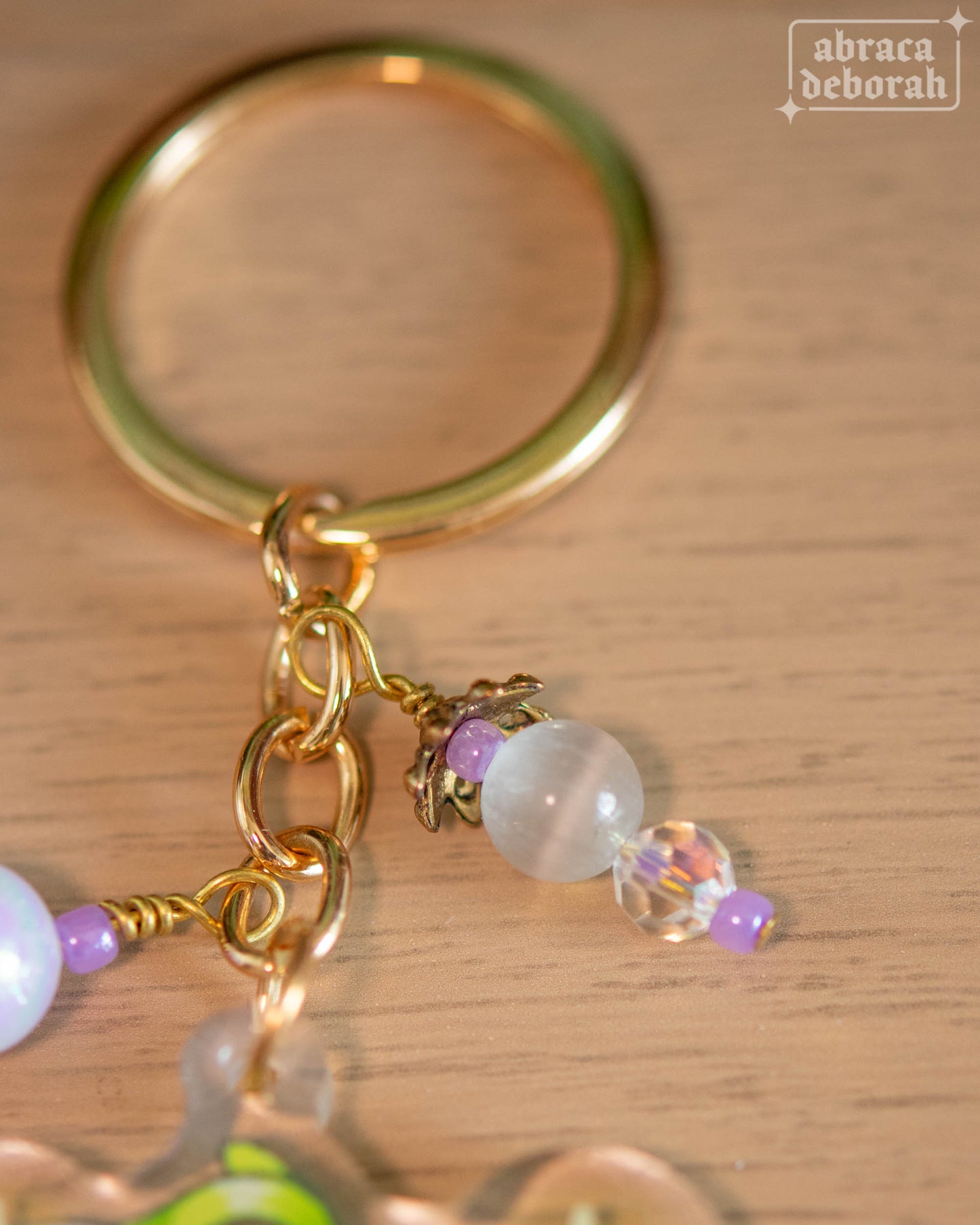 ✨ lily of the valley keychain