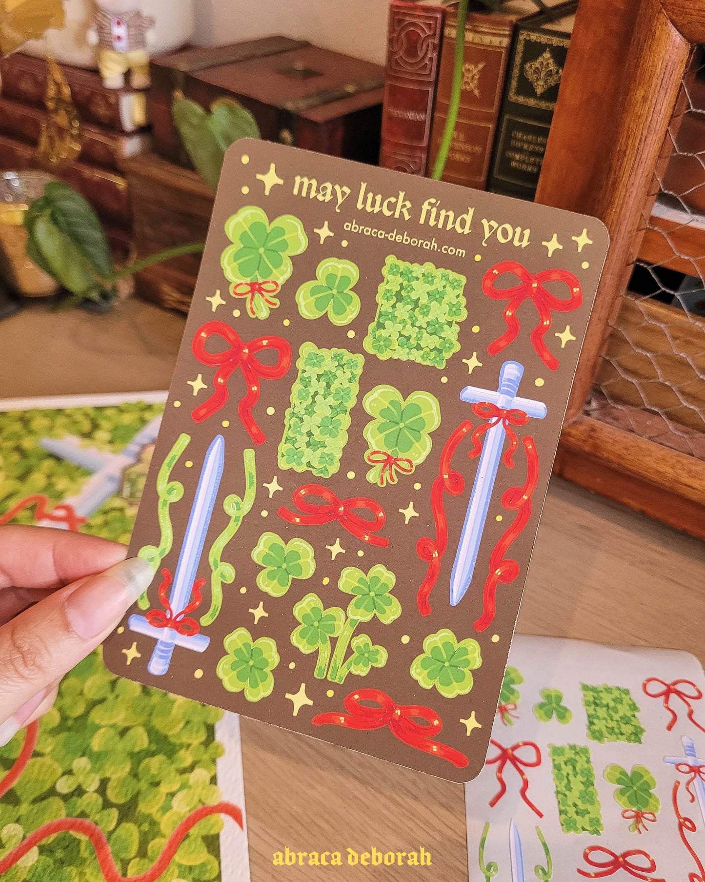 🍀 may luck find you sticker sheet