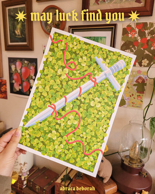 🍀 may luck find you print