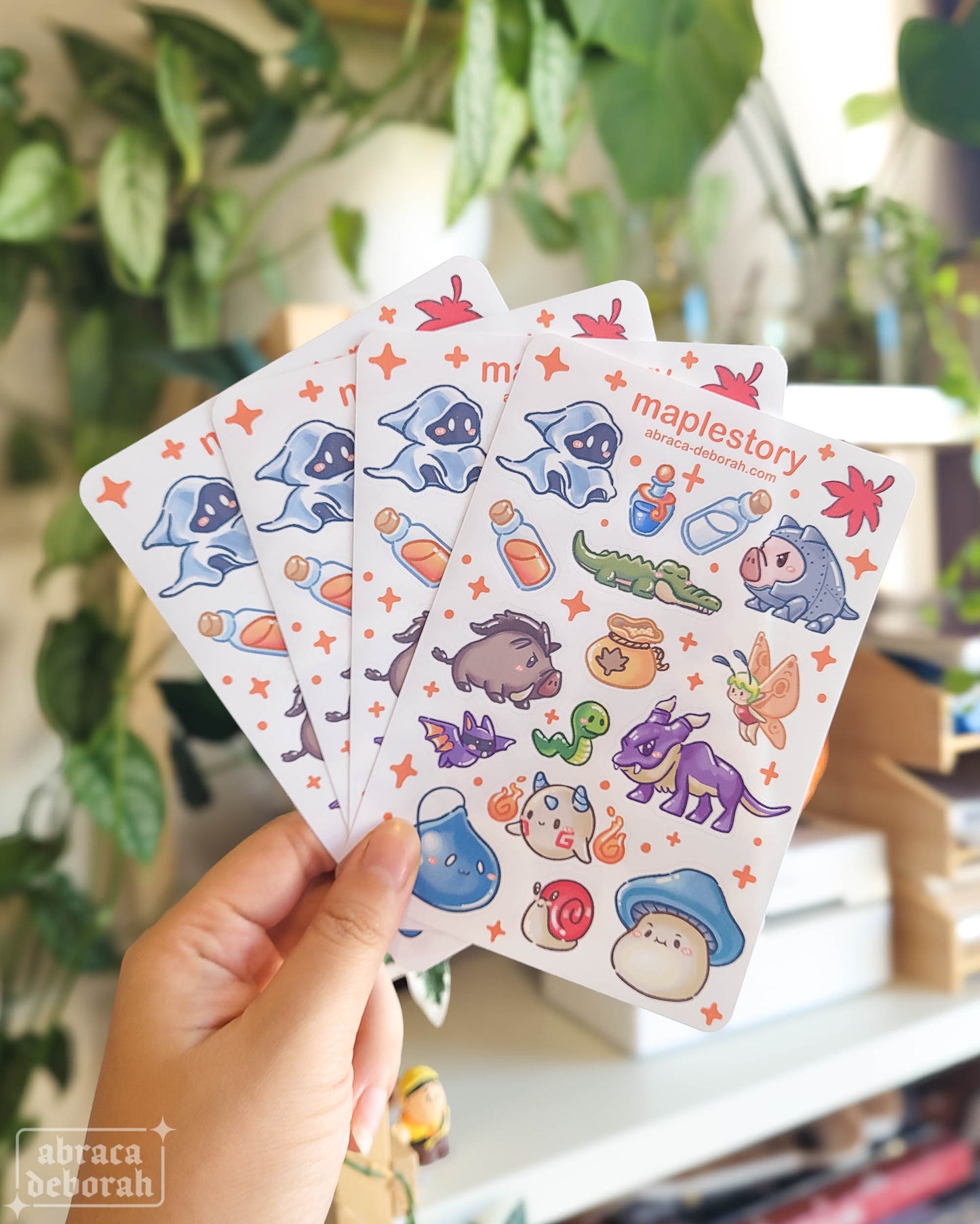 🍁 maple monsters 2 sticker sheet