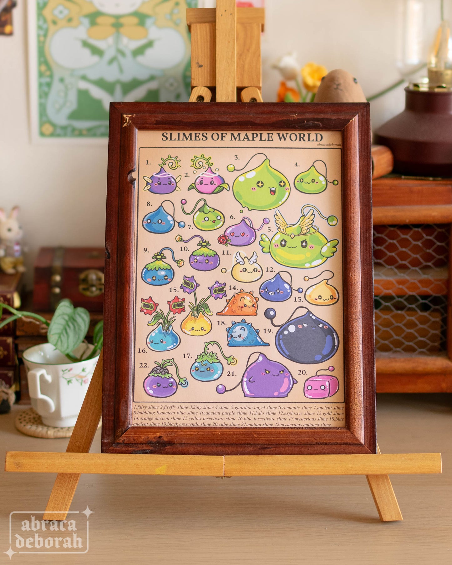 π slimes of maple world print