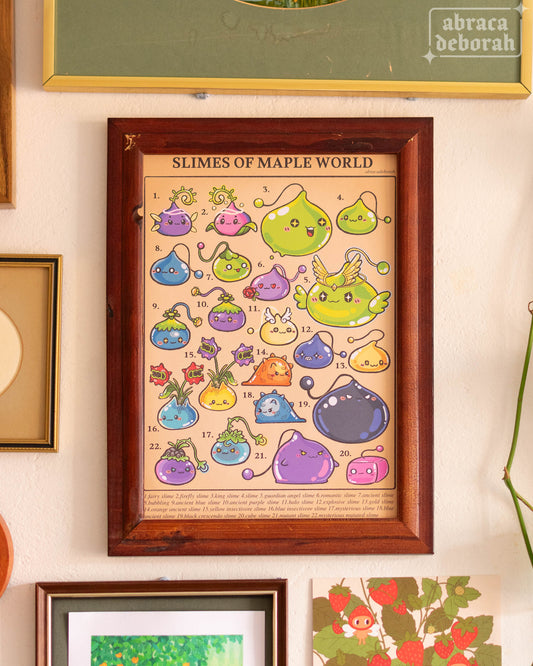 π slimes of maple world print