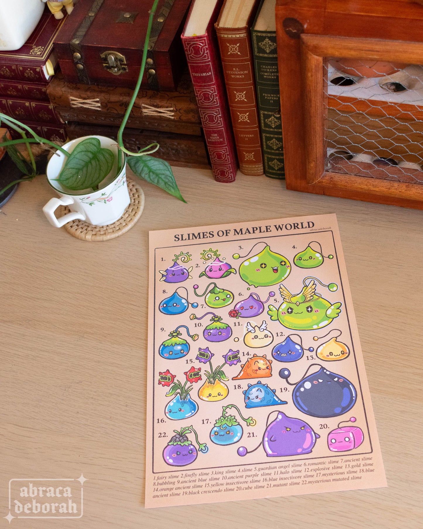 π slimes of maple world print
