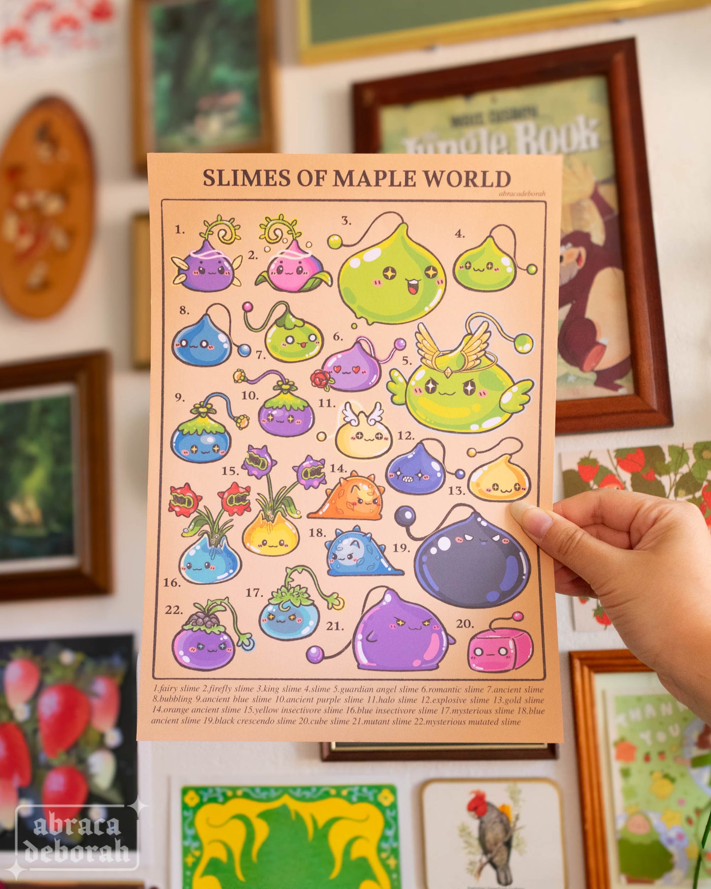 π slimes of maple world print