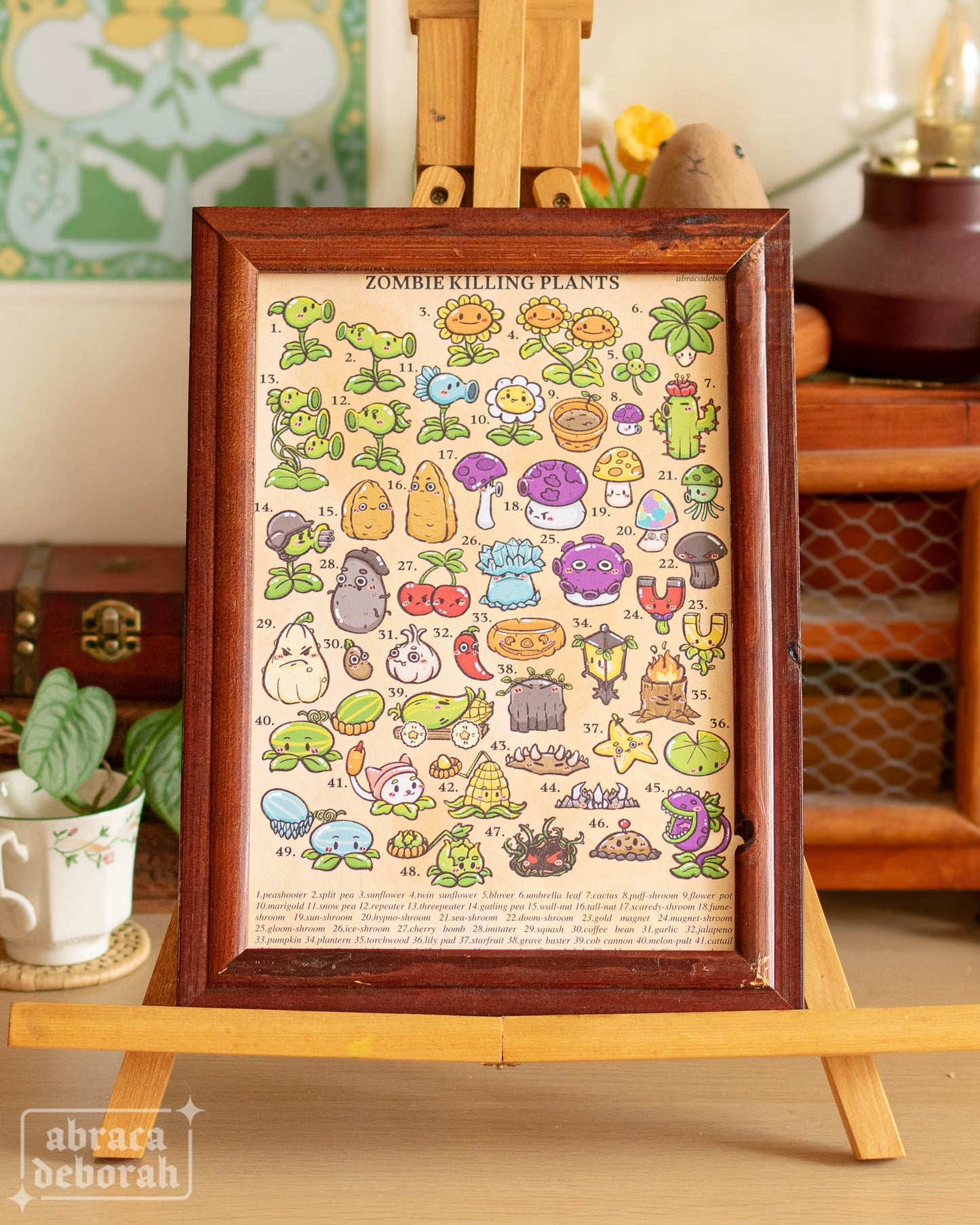 π« zombie killing plants print