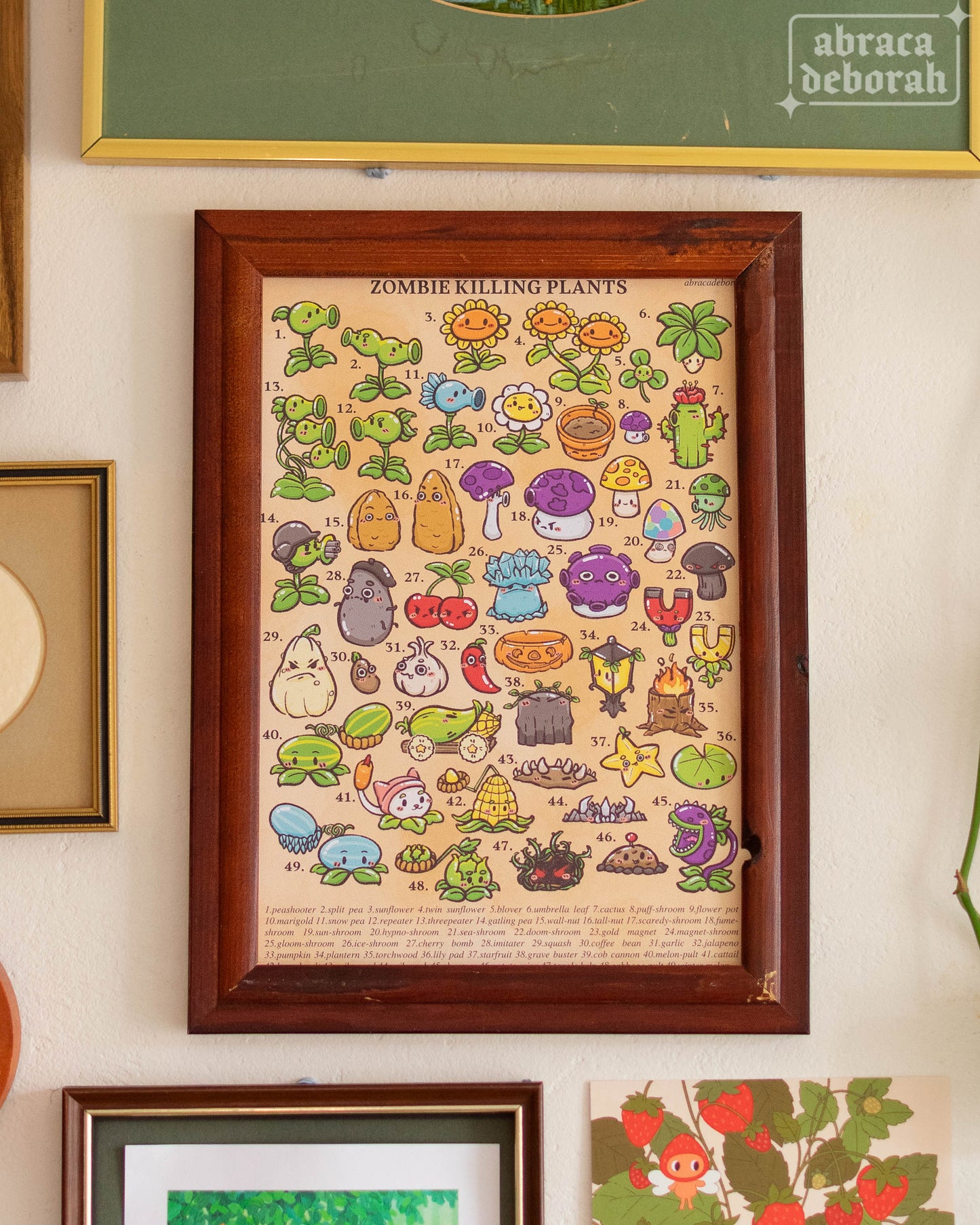 π« zombie killing plants print