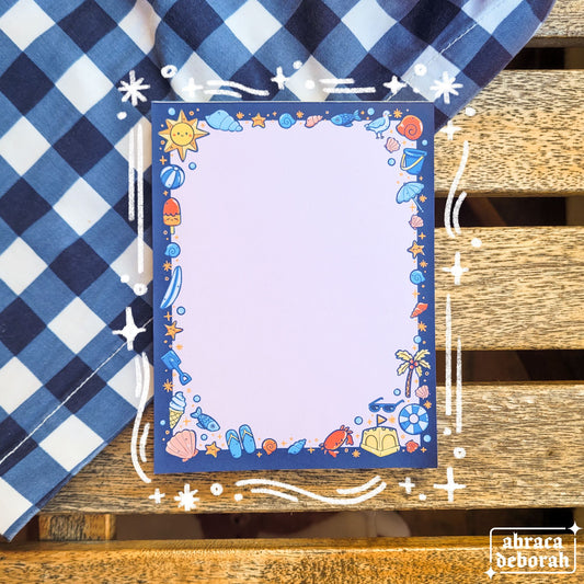 đī¸ beach day notepad