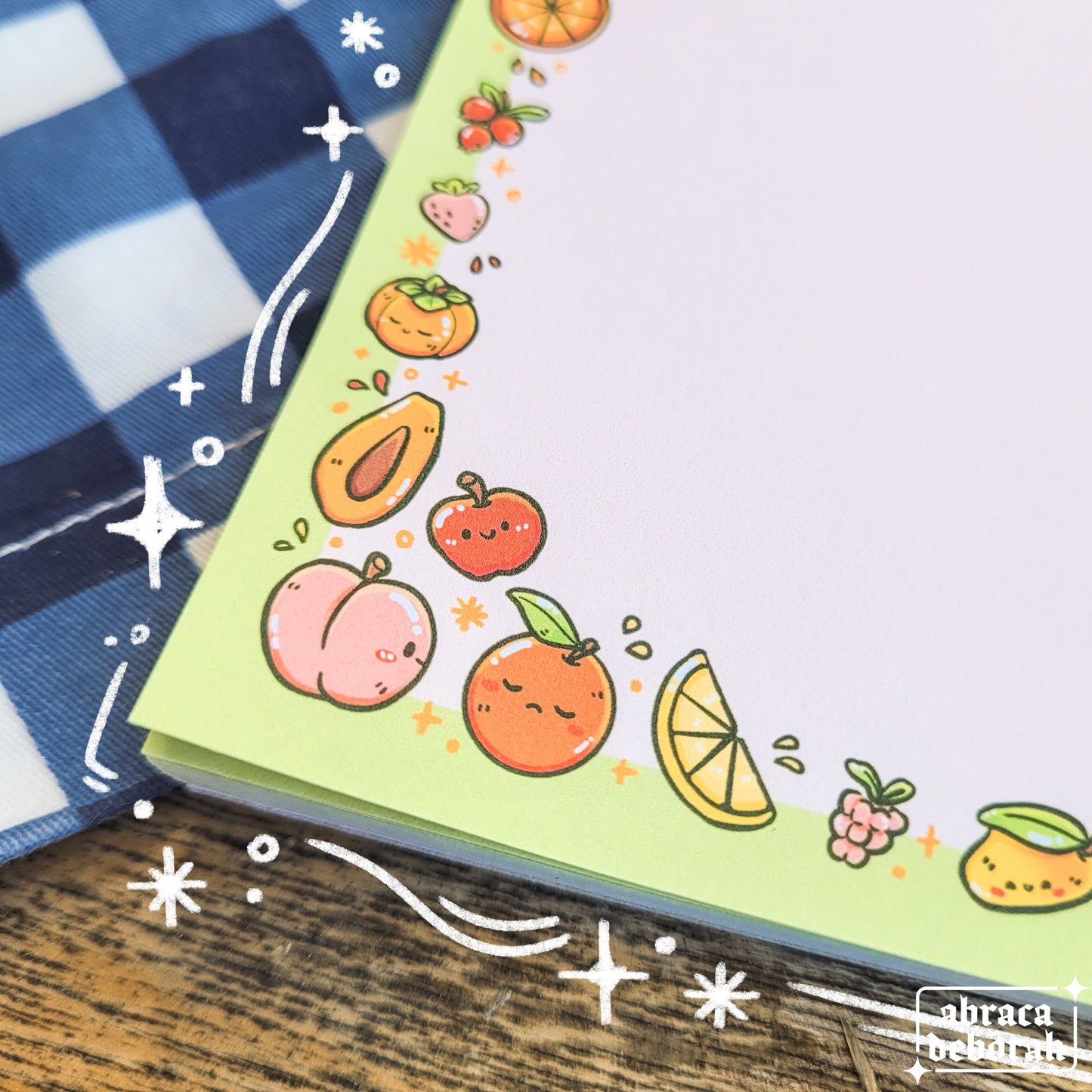 ποΈπ₯ fruits notepad
