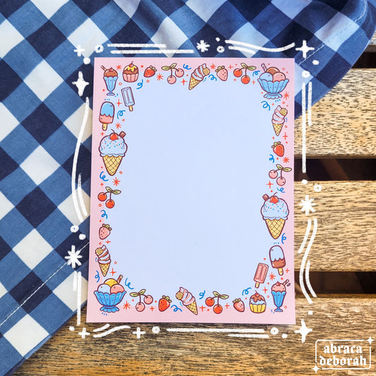🏖️🍦 ice cream notepad