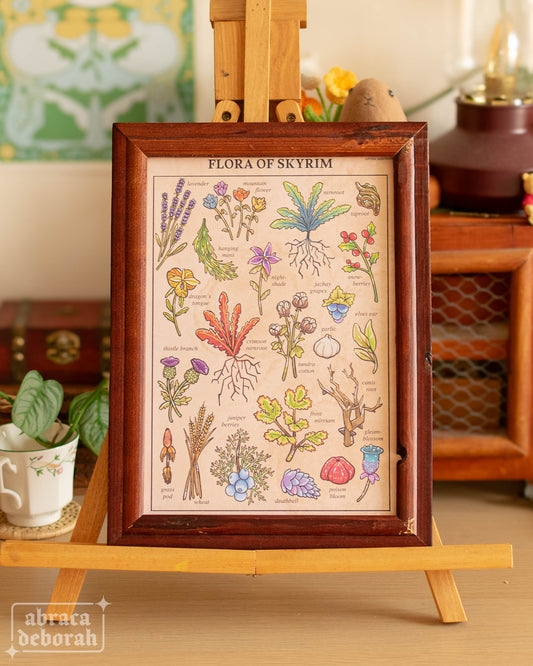 ποΈ flora of skyrim print