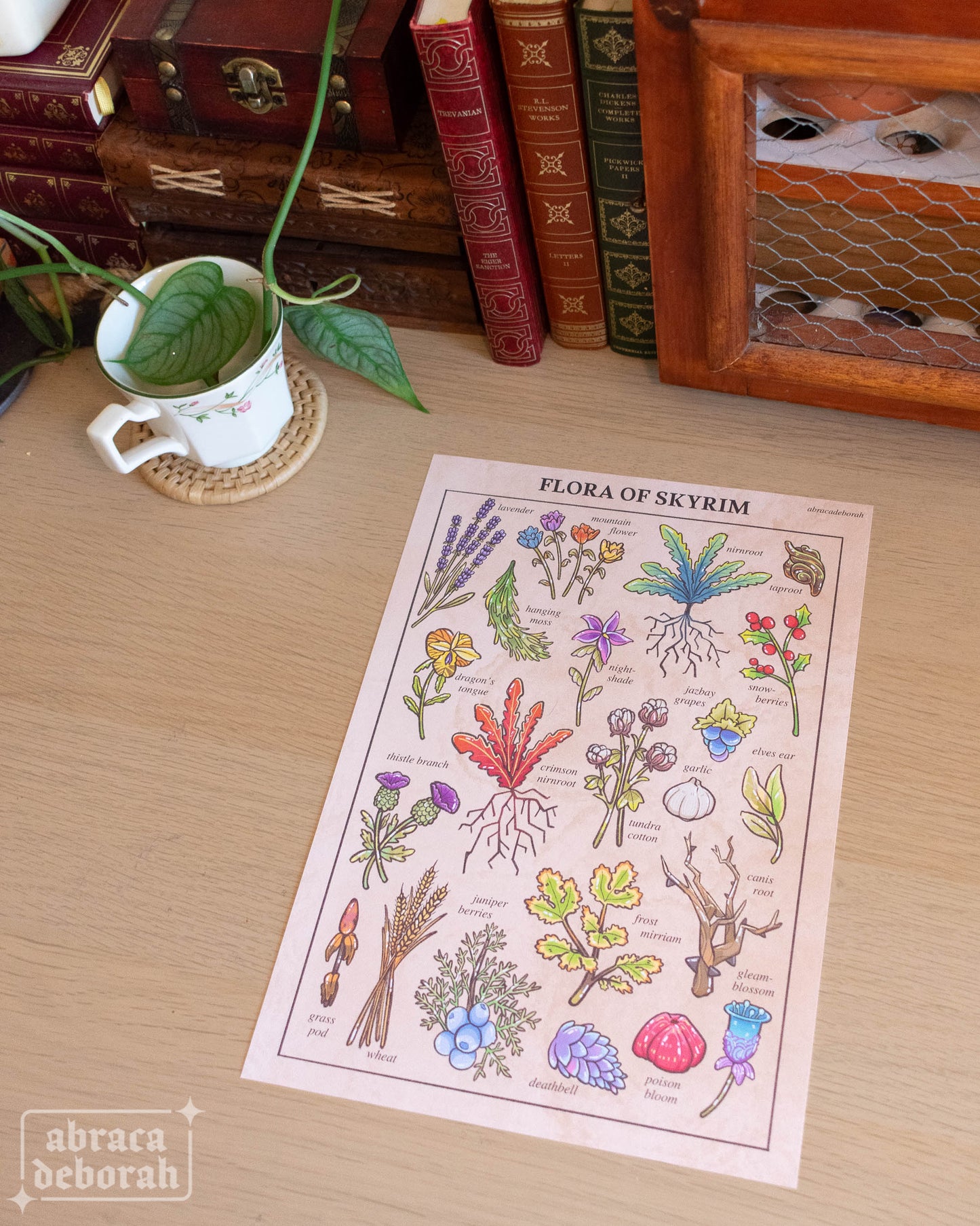 ποΈ flora of skyrim print