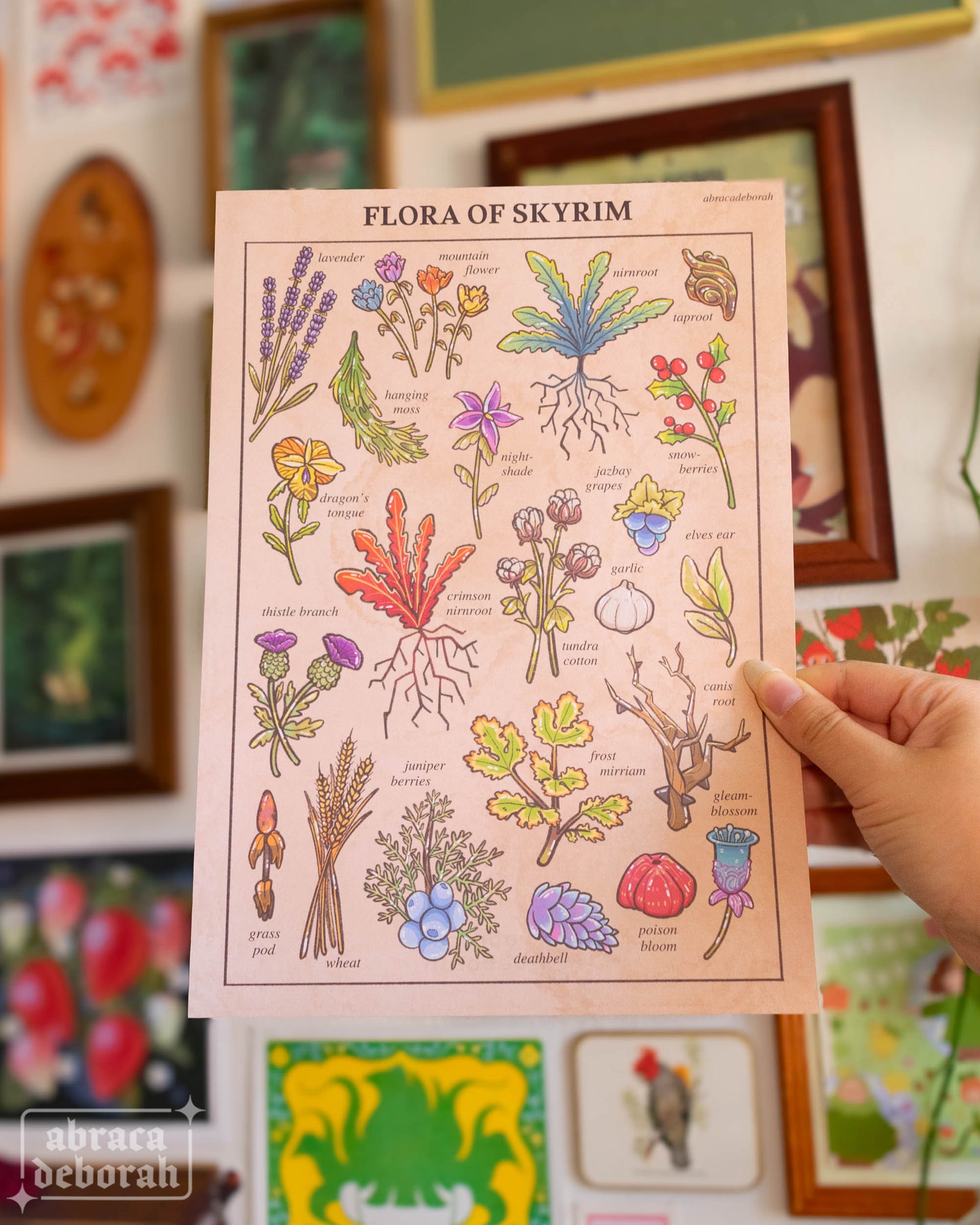 ποΈ flora of skyrim print