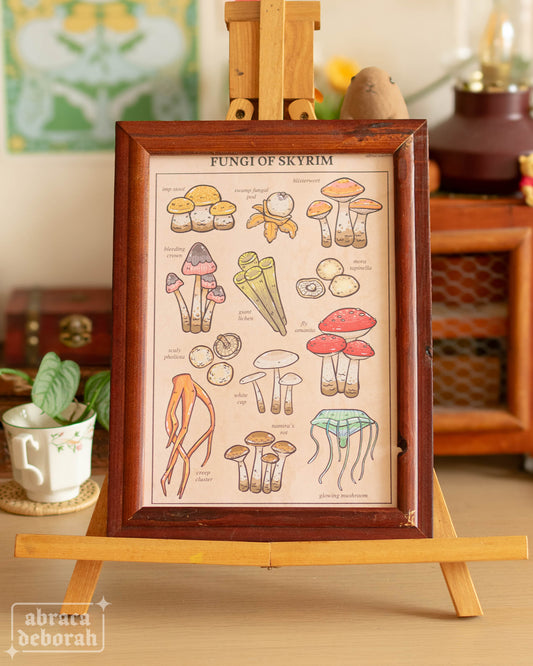 ποΈ fungi of skyrim print