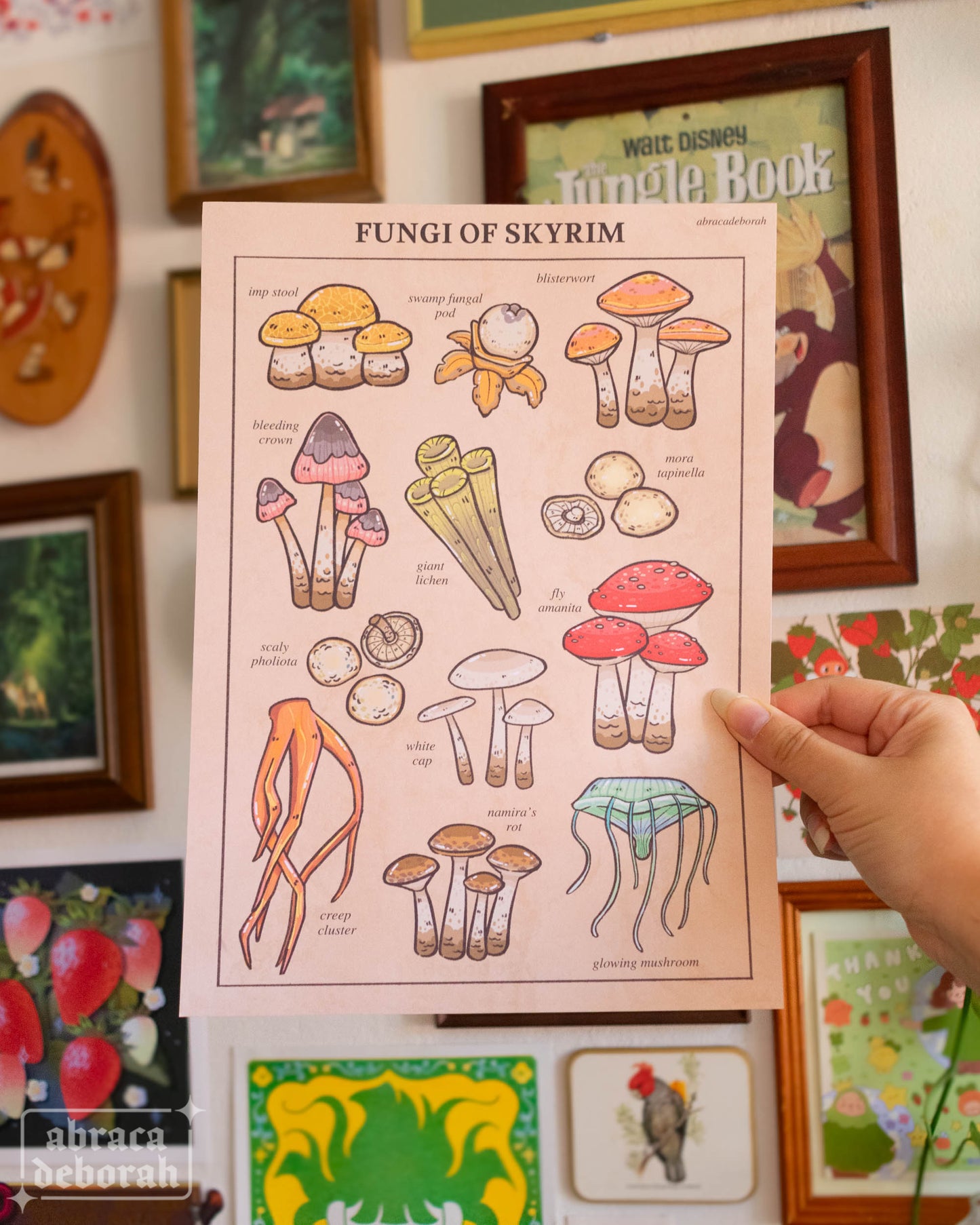 ποΈ fungi of skyrim print