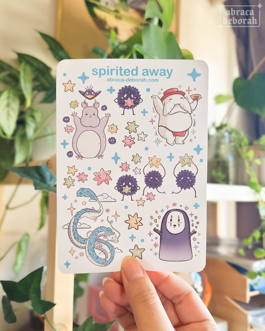 π―π spirit friends sticker sheet