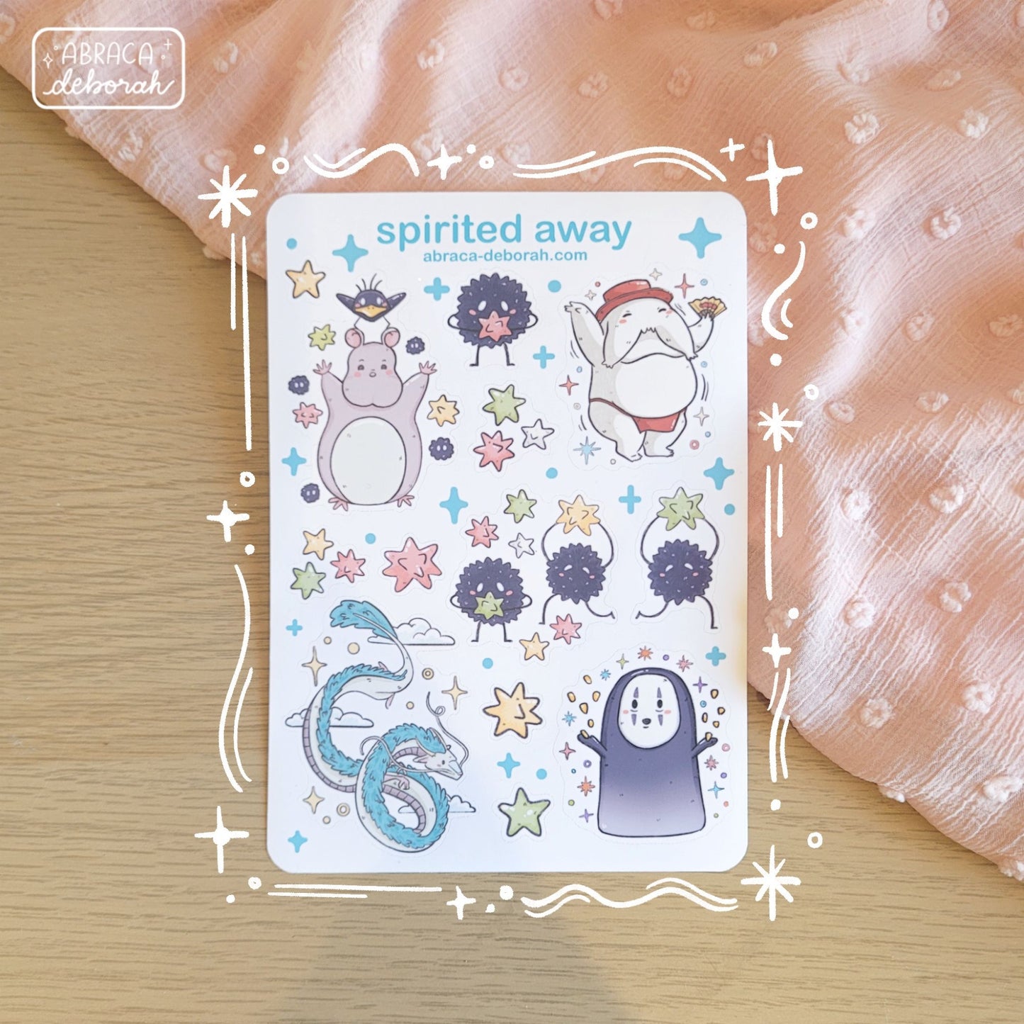🏯🐉 spirit friends sticker sheet