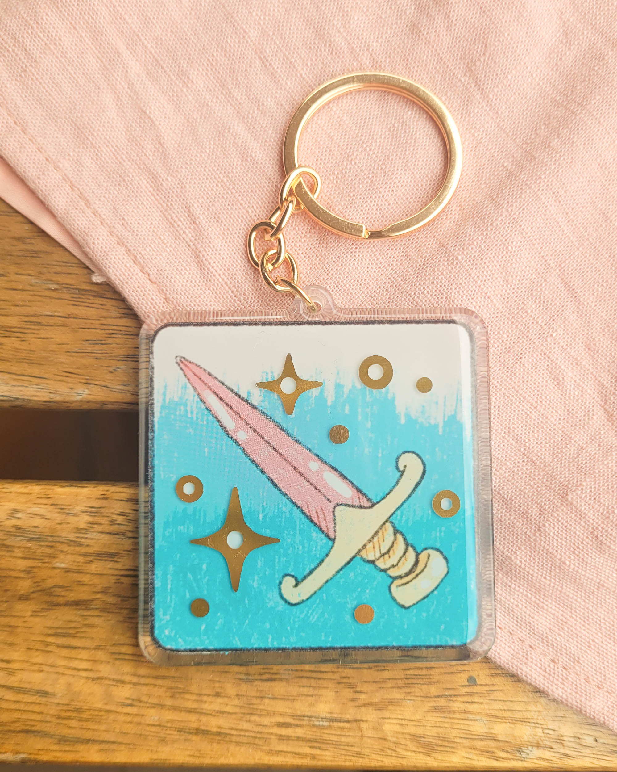 queen's sword keychain – Abracadeborah