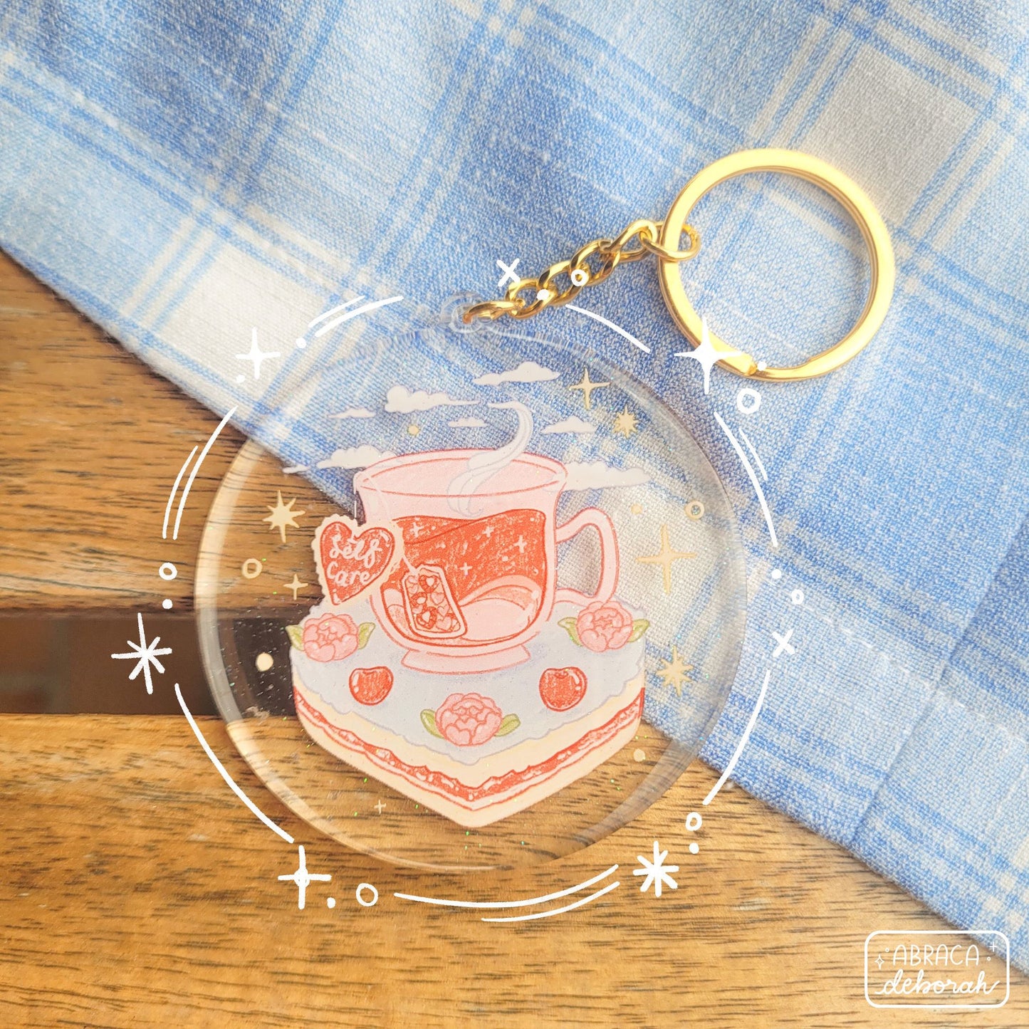 ✨ CUP OF SELF-CARE [KEYCHAIN]