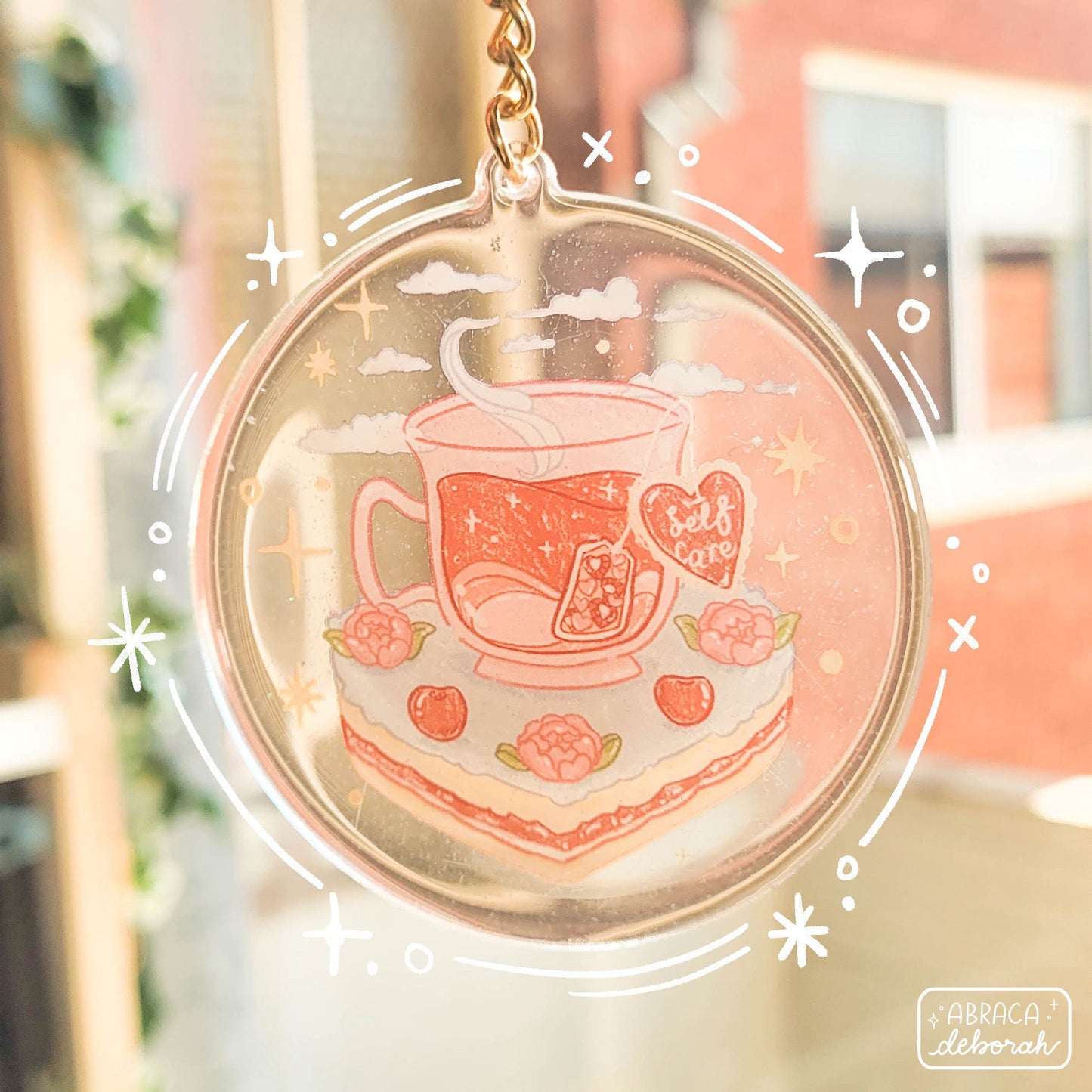 ✨ CUP OF SELF-CARE [KEYCHAIN]