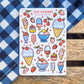 🏖️🍦 ice cream sticker sheet