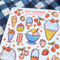 🏖️🍦 ice cream sticker sheet