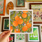 🍊 smell of citrus square print