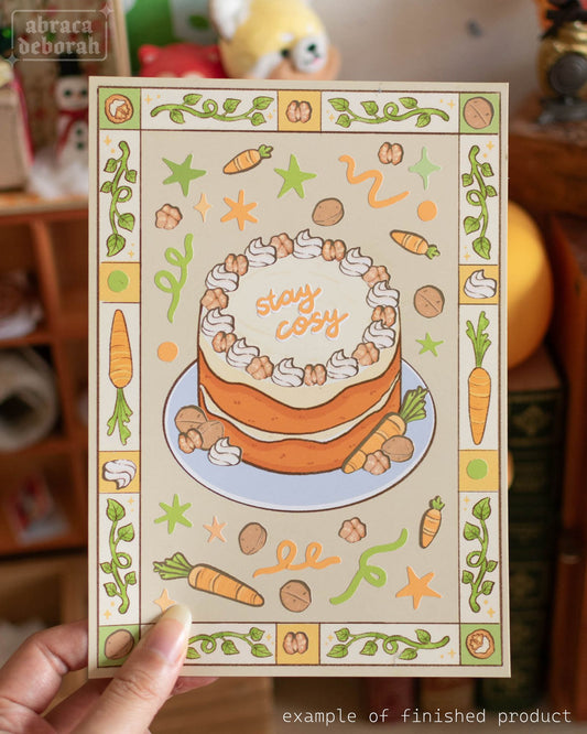 🌼 decorate your own carrot cake