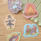 🪶👒 castle friends stickers