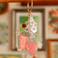 ✨ strawberries keychain