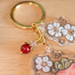 ✨ strawberries keychain
