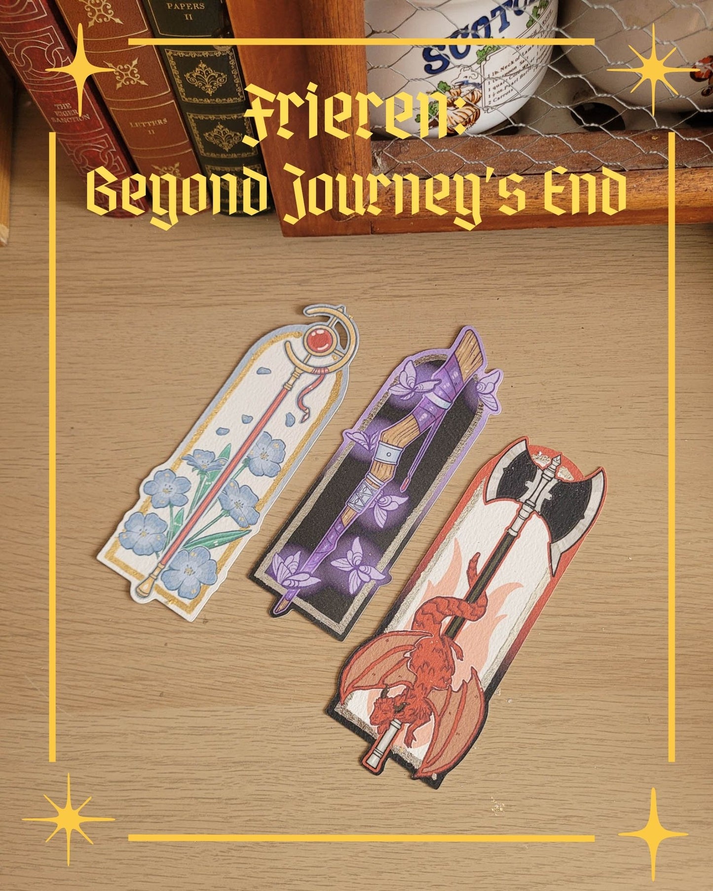 🦋 red dragon foil bookmark