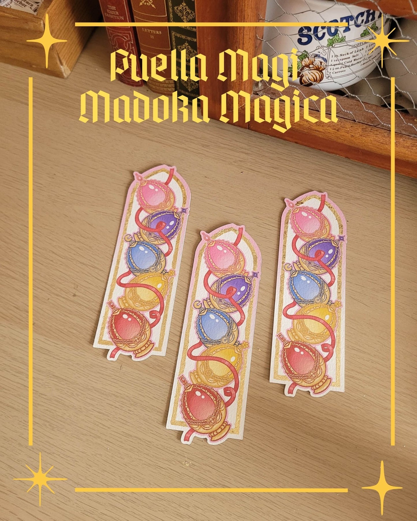 🎀 magic eggs foil bookmark