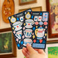 🎠 teacups sticker sheet