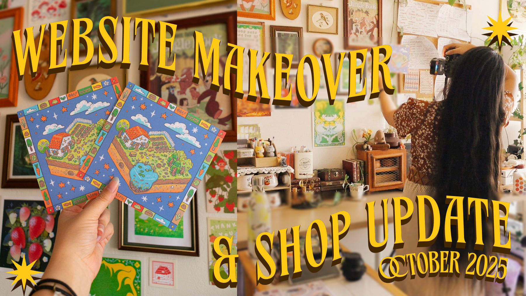 Load video: YouTube Video - Website Makeover &amp; Shop Update